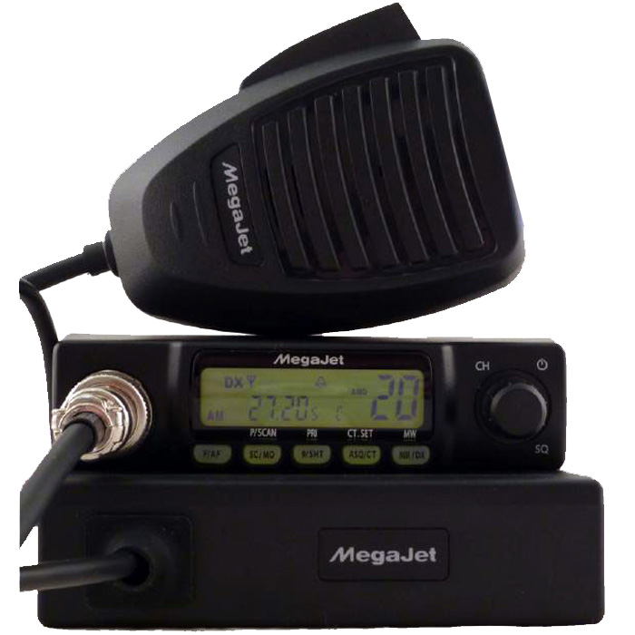 MegaJet MJ-550 - автомобильная AM/FM радиостанция СВ-диапазона.